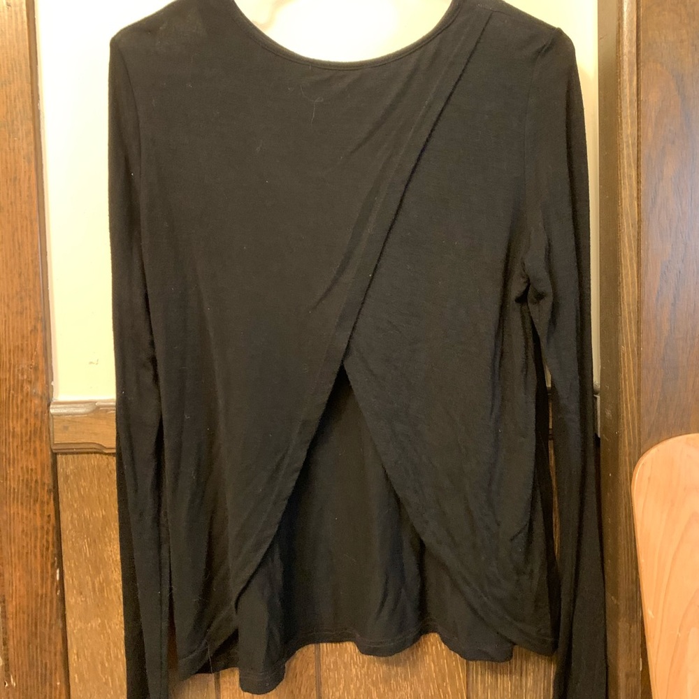 Black long tee